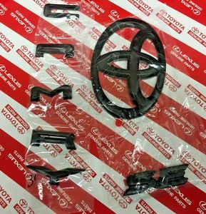 Toyota Blackout Emblem Overlays - SE - Black. Exterior Emblem. PT948-03191-02