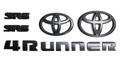 Toyota Blackout Emblem Overlays - Black. Exterior Emblem. PT948-89180-02