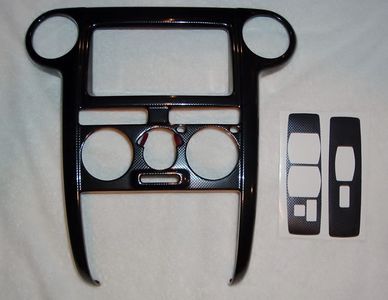 Toyota Molded Dash Appliques,Simulated Carbon Fiber PTS10-52031