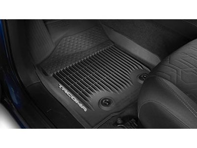 Toyota All Weather Floor Liners - Black - D-Cab PT908-35213-02