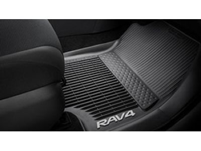 Toyota All Weather Floor Liners - Black PT908-42211-20