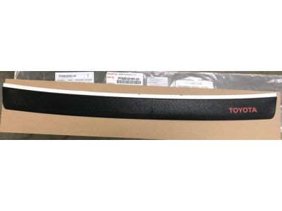 Toyota Rear Bumper Applique - Black w Red logo PT929-03181-23