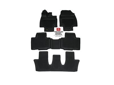 Toyota PT908-48240-20 All-Weather Floor Liners (8 Passenger W/O 2nd Row Console) PT908-48240-20 Toyota All-Weather Floor Liners (8 Passenger W/O 2nd Row Console) Product Photo 1 of 1
