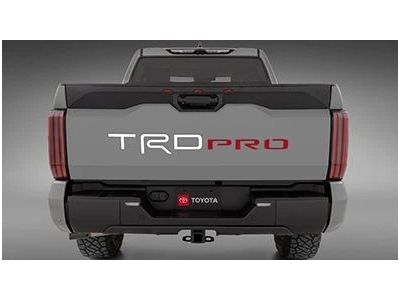 Toyota PT948-35242-01 Tailgate Insert Badge - Silver With Red PT948-35242-01 Toyota Tailgate Insert Badge - Silver With Red Product Photo 1 of 1