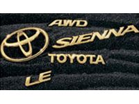 Toyota PT577-08040 Gold Emblems, Gold Base Kit Sienna