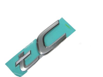 thumbnail image 2 of OEM Toyota Scion TC Rear Trunk Emblem Badge – Genuine Factory Silver Logo – Used 2 of 6