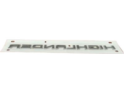 2021 Toyota Highlander Emblem - 75442-0E090