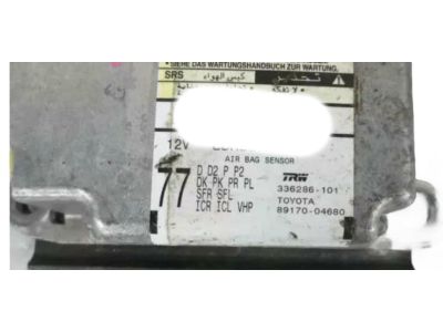 2018 Toyota Tacoma Air Bag Control Module - 89170-04680