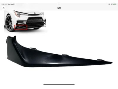 Toyota 52112-02090 Front Bumper Extension 52112-02090 Toyota Front Bumper Extension Product Photo 1 of 2