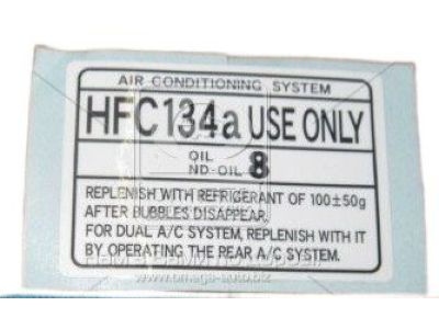 Toyota 88723-28220 Label, Cooler Service Caution