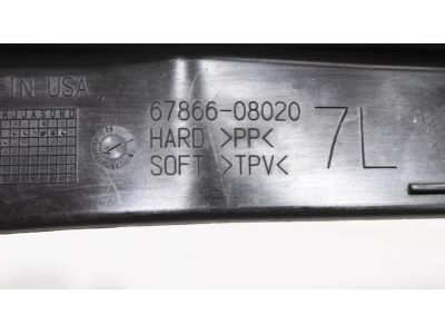2023 Toyota Sienna Weather Strip - 67866-08020