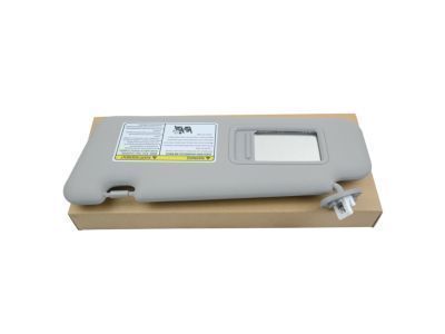 thumbnail image 2 of Toyota Highlander 2001–2003 Driver Side Sun Visor – OEM Gray, No Vanity Lamp 2 of 4