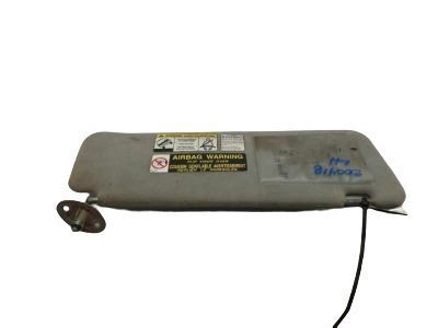 Genuine OEM Toyota Tacoma Passenger Side Sun Visor W/ Vanity Lamp - Gray (2012-2015)