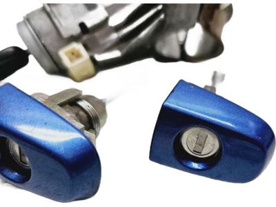 thumbnail image 2 of Rear Liftgate Lock Cylinder With 2 Keys For Toyota Yaris 2007-2011 – Silver, Stainless Steel & Plastic 2 of 6