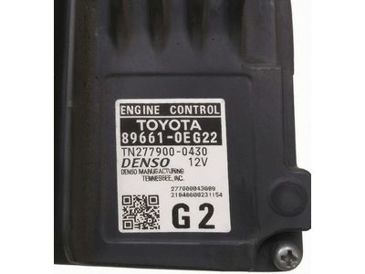 2021 Toyota Highlander Engine Control Module - 89661-0EG22