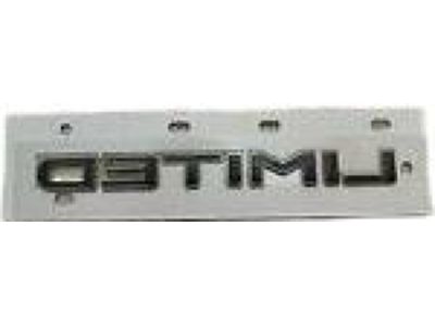 75445-0E080 Toyota Back Door Name Plate Product Photo 1 of 1