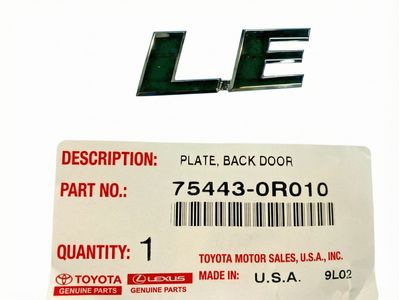 2016 Toyota RAV4 Emblem - 75443-0R010