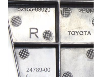 52155-08020 Toyota Support, Rr Bumper S Product Photo 1 of 2