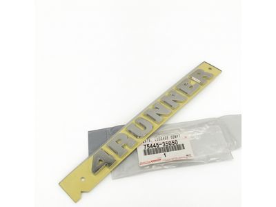 75445-35050 Toyota Luggage Compartment Door Name Plate Product Photo 3 of 4
