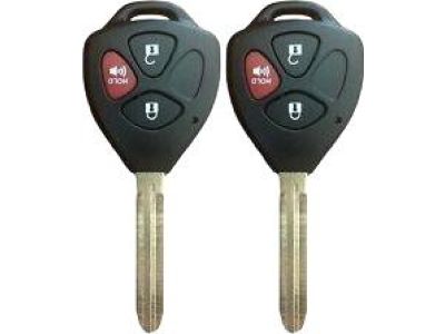 2012 Toyota Yaris Car Key - 89070-52D90