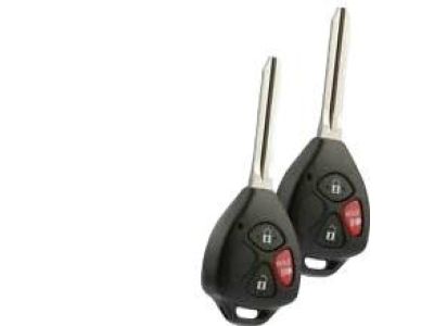 2012 Toyota Yaris Car Key - 89070-52D90