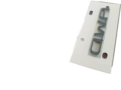 75444-0E060 Toyota Back Door Name Plate Product Photo 2 of 3