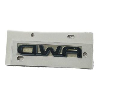 75444-0E060 Toyota Back Door Name Plate Product Photo 1 of 3