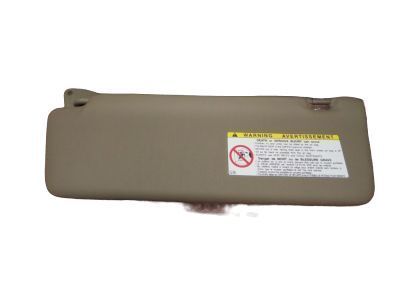 Toyota 74320-0C210-E0 Visor Assembly, Left TAN