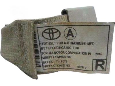 73360-0T010-A1 Toyota Rear Seat Belt Assembly Product Photo 4 of 6