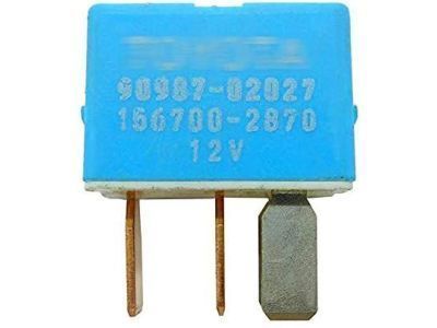 thumbnail image 2 of Toyota/Lexus 4-Pin Blue A/C Cooling Fan Relay – Denso 90987-02027 / 156700-2870 2 of 6