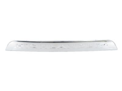 Toyota 76801-0E911 Back Door Garnish Sub-Assembly Outside Without Lamp 76801-0E911 Toyota Back Door Garnish Sub-Assembly Outside Without Lamp Product Photo 1 of 1