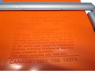 2002 Toyota 4Runner Relay - 85930-35060