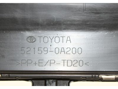 52166-0A905 Toyota Rear Bumper Cover Upper Product Photo 2 of 2