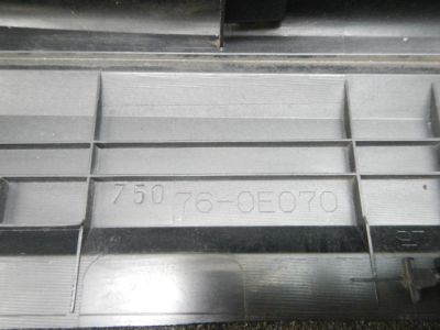 2014 Toyota Highlander Door Moldings - 75075-0E070-C0
