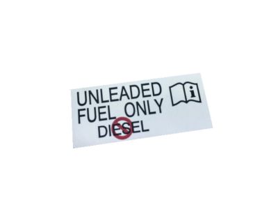 Toyota 74559-20140 Label, Fuel INFORMAT