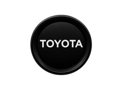 Toyota PT998-35221-3S Center Cap Black With Silver Lettering PT998-35221-3S Toyota Center Cap Black With Silver Lettering Product Photo 1 of 2