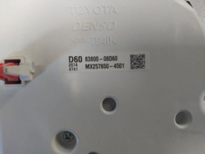 2024 Toyota Sienna Instrument Cluster - 83800-08D60
