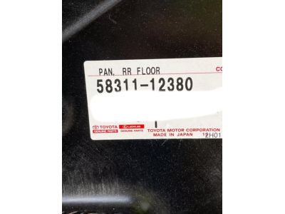 Toyota Floor Pan - 58311-12380