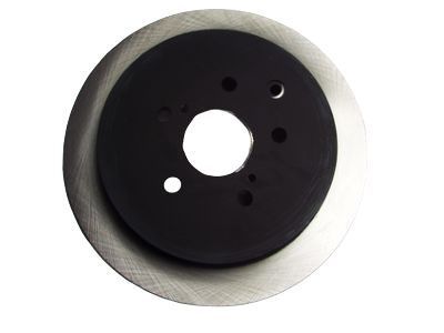 Pair Of Rear Disc Brake Rotors For 2004-2010 Toyota Sienna – Detroit Axle, Direct Fit (Plain, Coated)