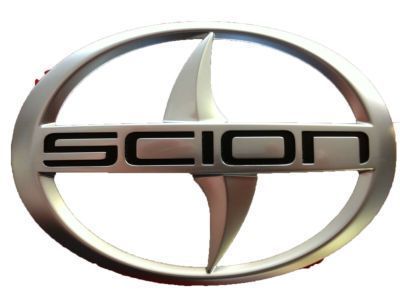 thumbnail image 2 of OEM Toyota Scion TC Rear Trunk Emblem Badge – Genuine Factory Silver Logo – Used 2 of 6