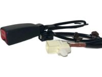 Toyota 73470-02030-B0 Rear Seat 3 Point Type Belt Assembly Inner Right Hand BLACK