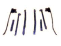 Toyota 62384-06010 Weatherstrip, Roof Side Rail, Rear LH