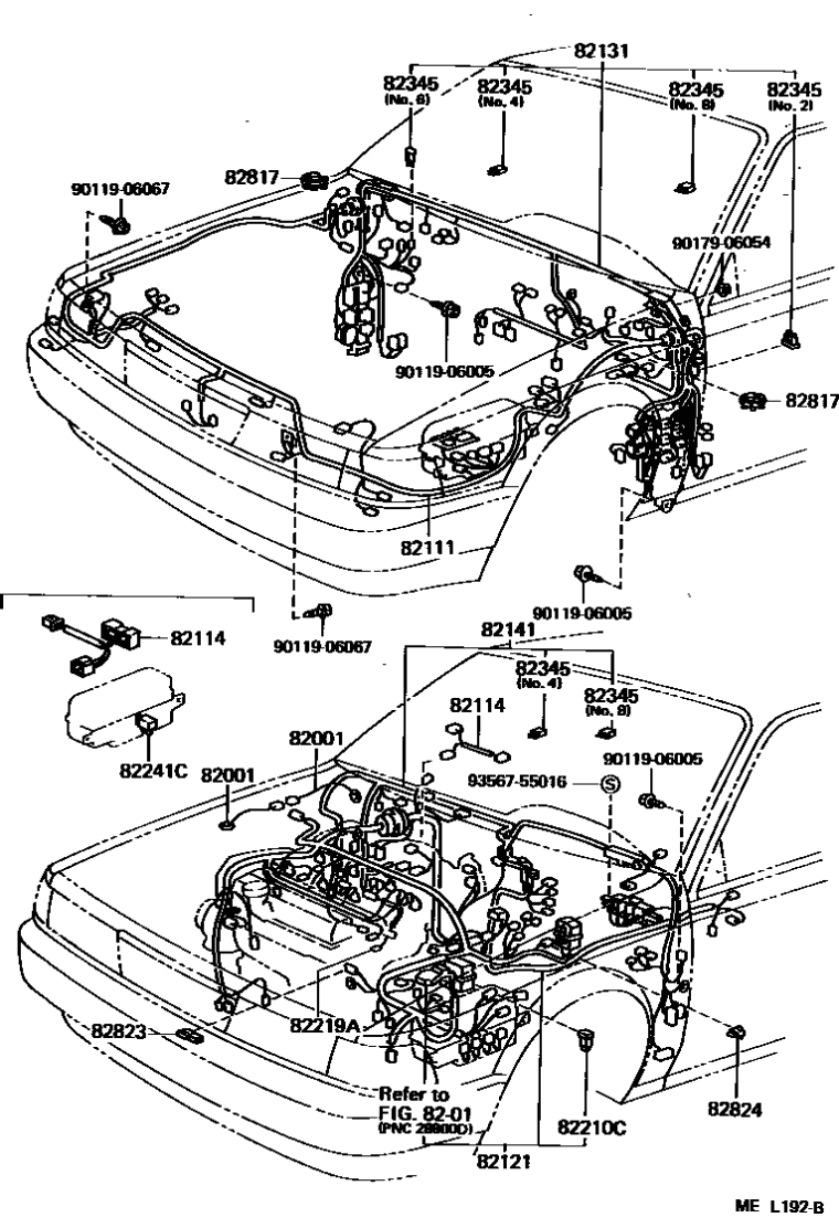 Toyota 90119-06067 Bolt, w/Washer