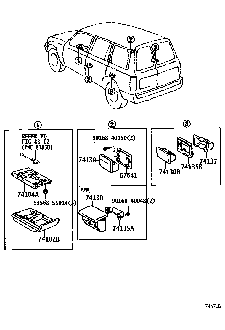 Toyota 90168-40050 Screw, Tapping