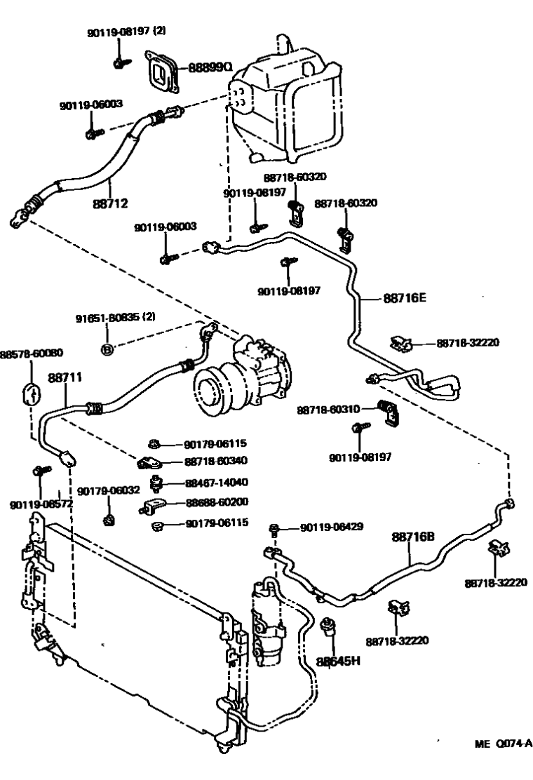 Toyota 88688-60200 Bracket, Cooler