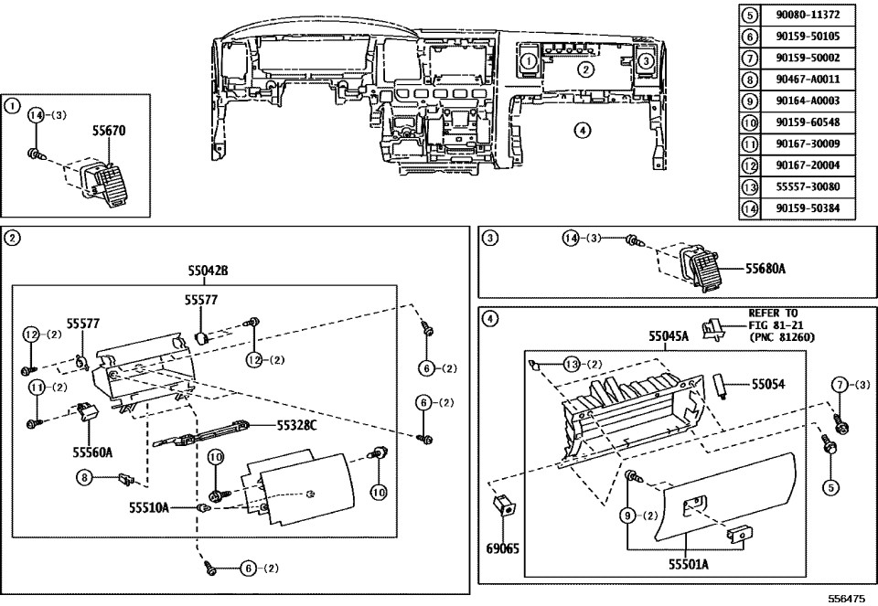 Toyota 90167-20004 Screw, Pan Tapping