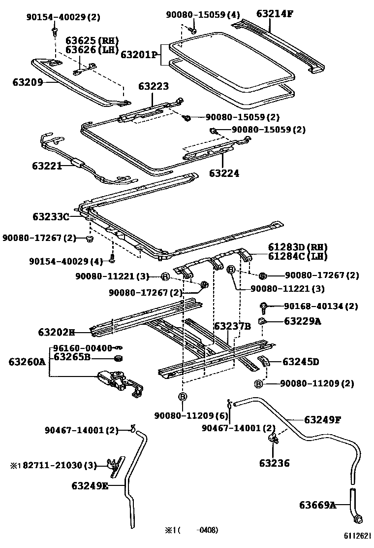 Toyota 82711-21030 Clamp, Wiring HARNES