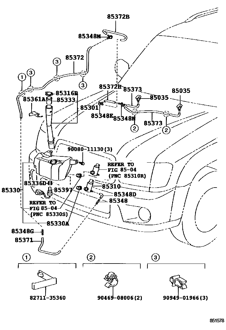 Toyota 90469-08006 Clamp