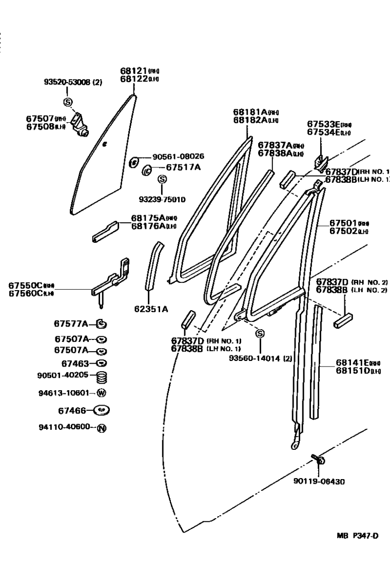Toyota 93520-53008 Screw, Tapping