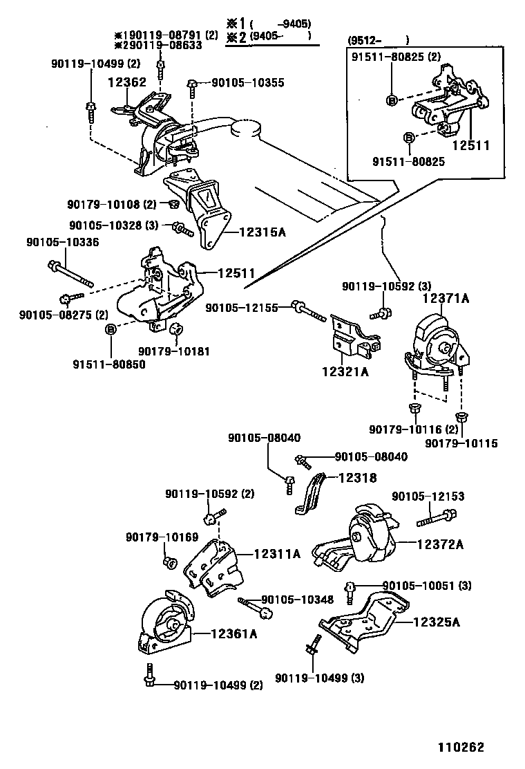 Toyota 90179-10116 Nut